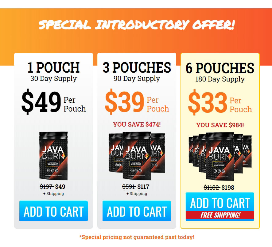 Java Burn best pricing